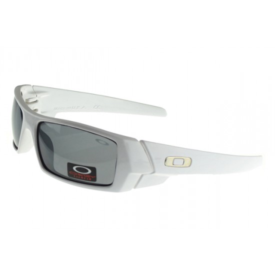 Oakley Gascan Sunglass white Frame blue Lens