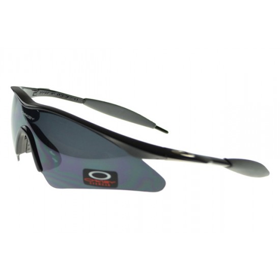 Oakley M Frame Sunglass black Frame blue Lens-Wholesale