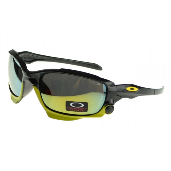 Oakley Monster Dog Sunglass black Frame yellow Lens-Quality And Quantity