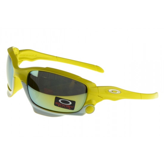 Oakley Monster Dog Sunglass yellow Frame green Lens-Designer Fashion