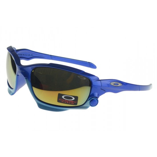 Oakley Monster Dog Sunglass blue Frame yellow Lens-Shop Online