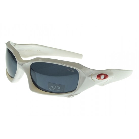 Oakley Monster Dog Sunglass white Frame blue Lens-Best Value