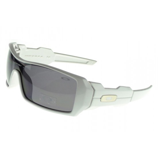 Oakley Oil Rig Sunglass white Frame black Lens-How Much Is Worth
