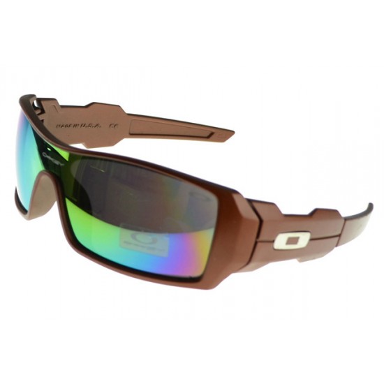 Oakley Oil Rig Sunglass coffee Frame multicolor Lens-Quality And Quantity