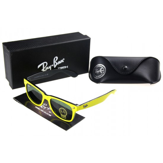 Ray Ban Cats Sunglass Black Yellow Frame Olivedrab Lens