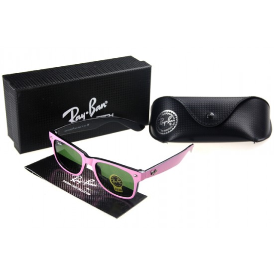 Ray Ban Cats Sunglass Pink Black Frame Olivedrab Lens