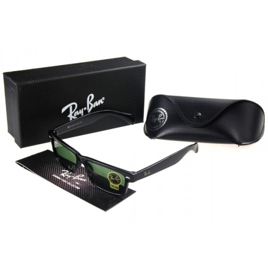 Ray Ban Clubmaster Sunglass Black Frame Olivedrab Lens