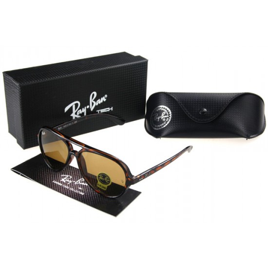 Ray Ban Wayfarer Sunglass Black Frame Brown Lens